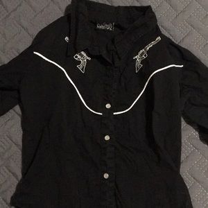 Rock Steady Western Pistol Shirt